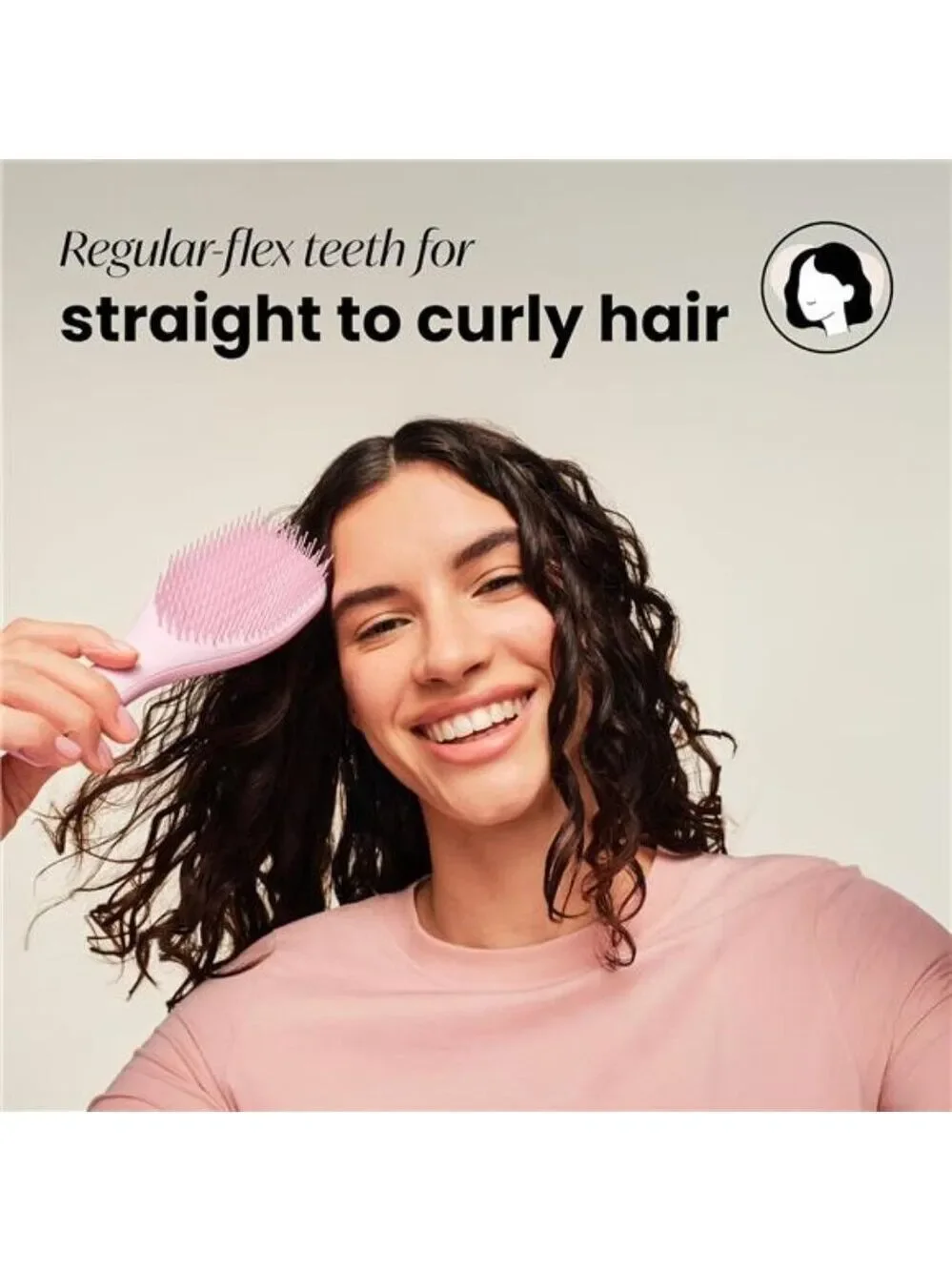Detangler hair brush wet dry hair all hair types reduces knots prevents breakage